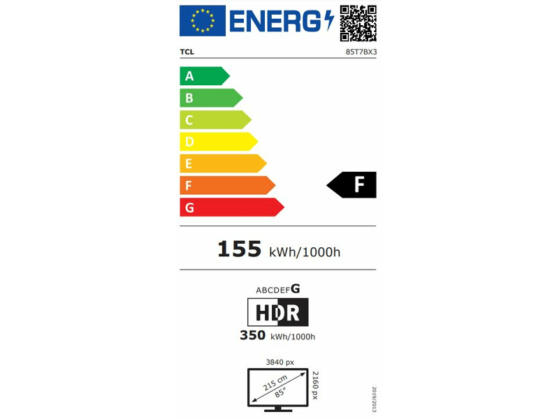 Qled TV, Dolby Vision Atmos,215cm