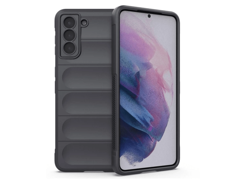 Gigapack Samsung S21 Plus Szilikon tok, sötétszürke (GP-134369)