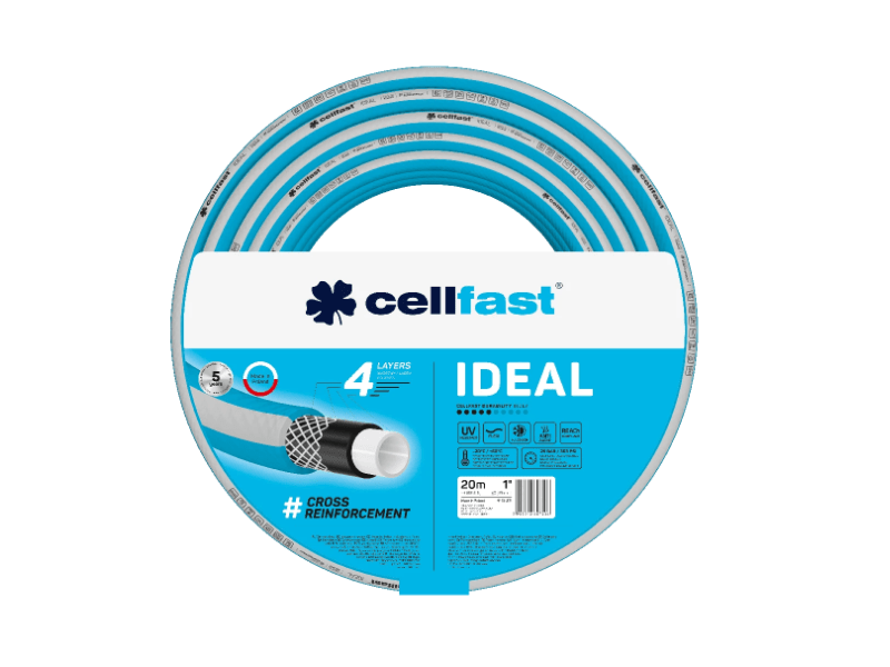 Cellfast Ideal 4 rétegű locsolótömlő 1
