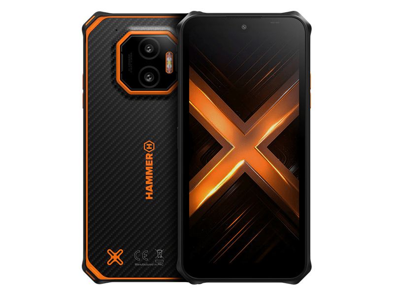 HAMMER Energy X2 Okostelefon, fekete/narancssárga