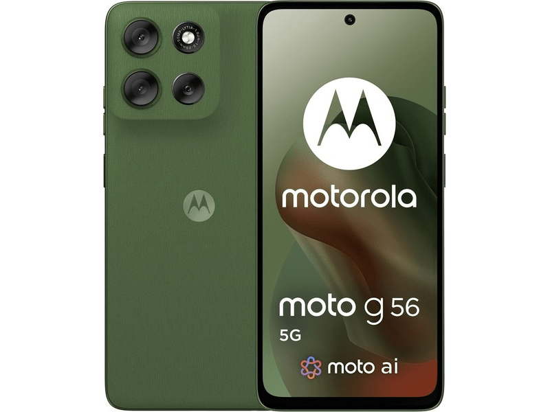 Motorola Moto G56 8/256GB 5G pametni telefon, zelene boje