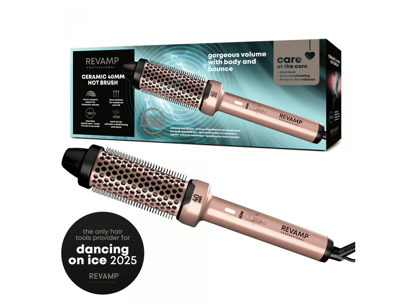 Revamp Kerámia hajformázó kefe, Gold Edition (BR-1400AGD-EU)