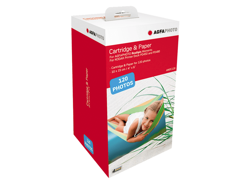 Agfa AMOC120 Realipix Moments fotónyomtató papír, 120 db