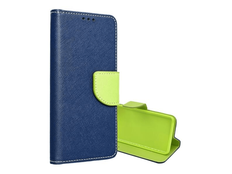Samsung Galaxy A5 (2017) Bőr hatású flip tok, kék/zöld (GP-151777)