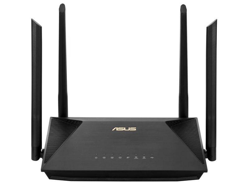ASUS Wireless Router Dual Band AX1800 1xWAN(1000Mbps) + 3xLAN(1000Mbps) + 1xUSB, RT-AX1800U