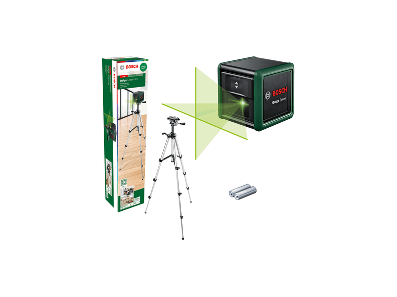 Bosch Quigo Green Keresztvonalas szintezőlézer készlet (0603663C04)