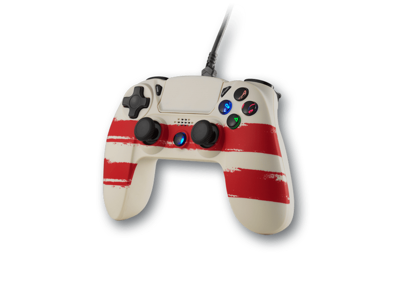 Spartan Gear Hoplite 2 PS4/PC Kontroller, Red line (109034)