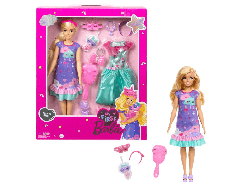 Első Barbie babám: Deluxe baba - szőke (HMM66)