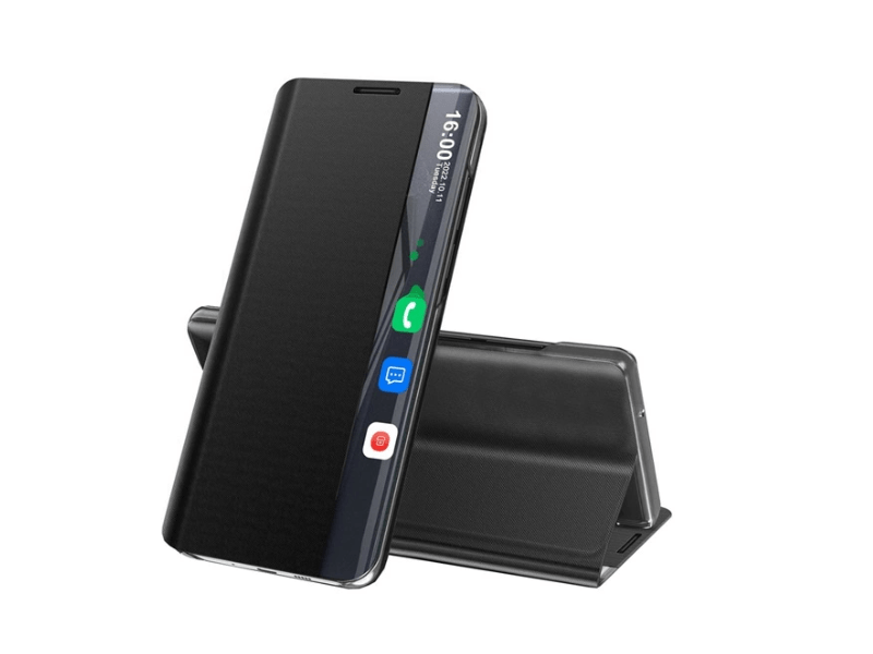 Gigapack Samsung Galaxy A35 5G (SM-A356) Aktív flip tok, fekete (GP-157965)