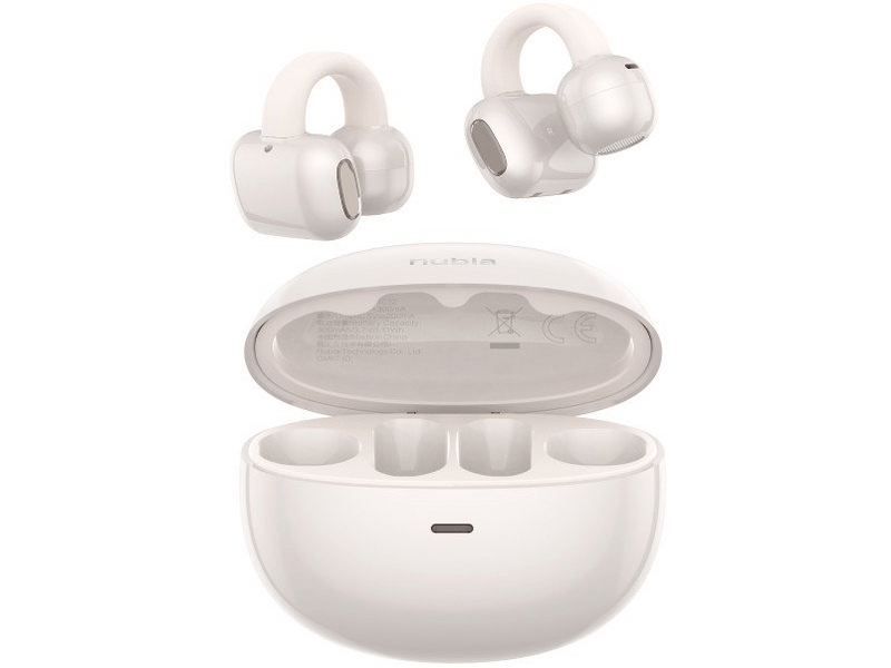 ZTE Nubia Live Clip TWS fülhallgató, fehér