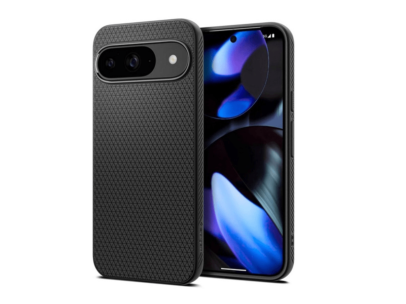 Spigen Google Pixel 9 Pro Szilikon tok, fekete (ACS07682)