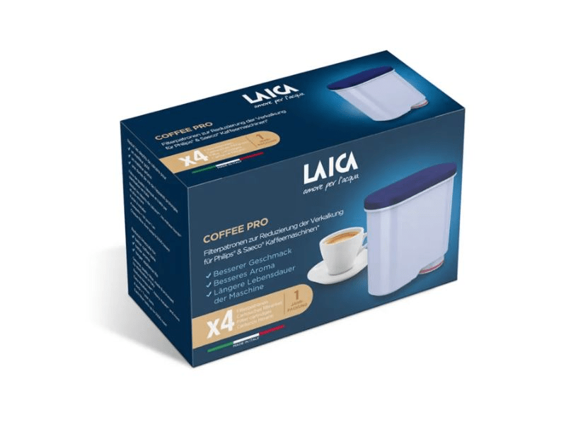 Laica vízszűrő betét Philips és Saeco kávéfőzőkhöz - 4 db
