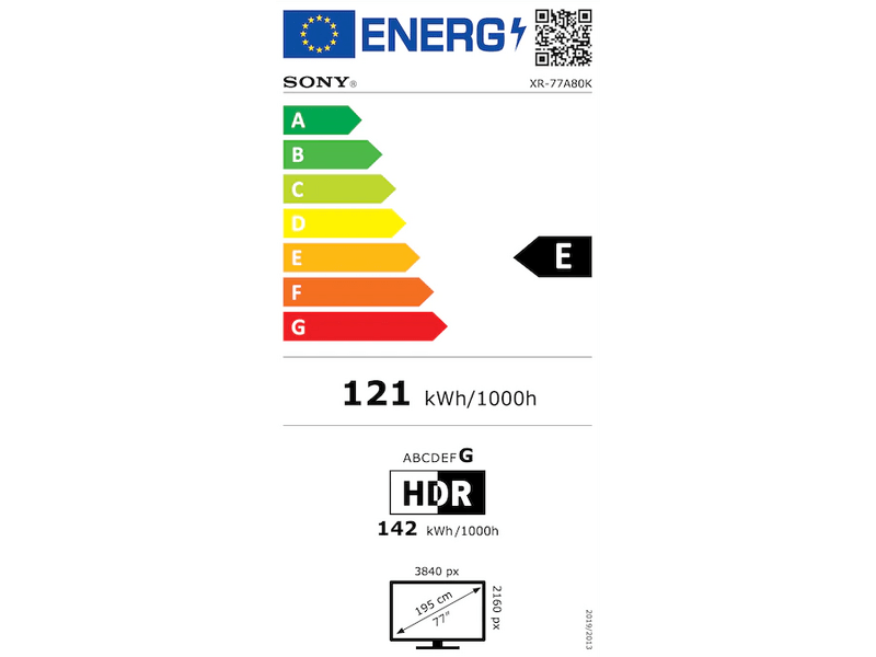 Sony Bravia XR77A80KAEP 4K OLED 77” Smart TV