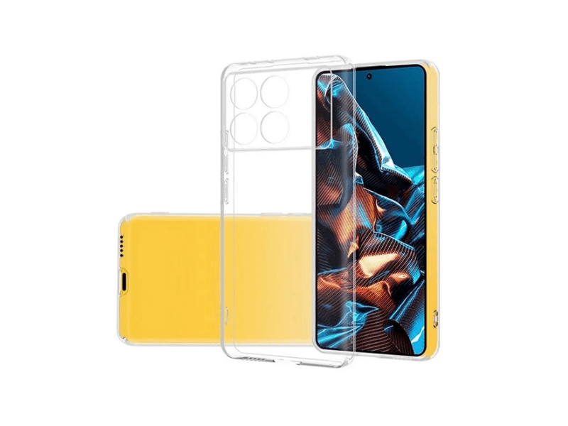Gigapack Xiaomi Poco F6 Pro 4G Szilikon tok, átlátszó (GP-158598)