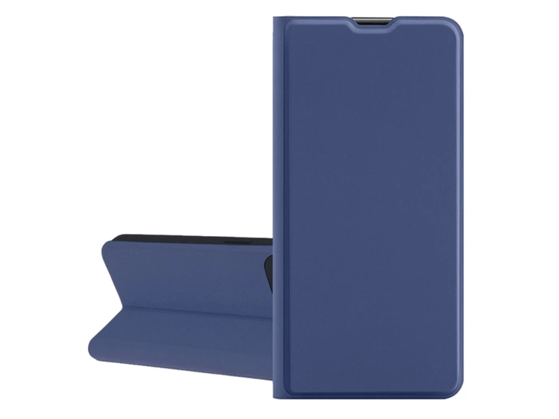 Gigapack Xiaomi Poco X6 Bőr hatású flip tok, kék (GP-155585)