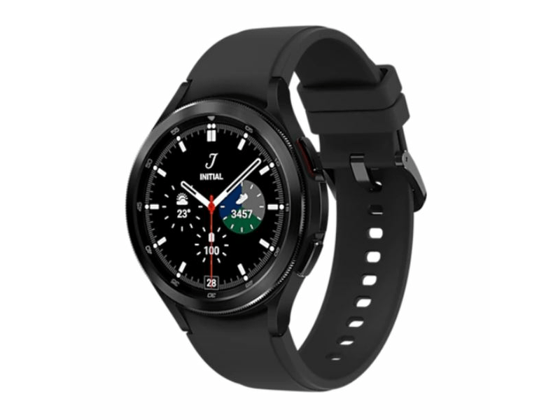 Samsung Galaxy Watch 4 Classic Okosóra, eSim, 46 mm, fekete + Samsung Galaxy Fit2 Aktivitásmérő, Piros (SM-R220NZRAEUE)