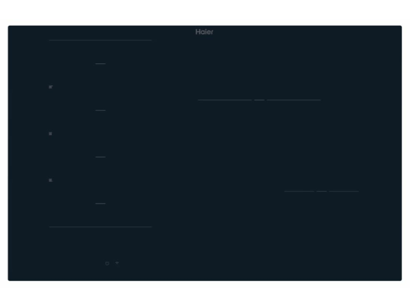 Haier HAMTB86IRCS Indukciós főzőlap