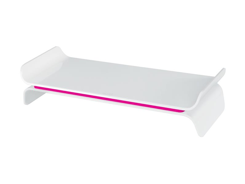 Leitz Ergo WOW Állítható monitorállvány, rózsaszín (65040023)