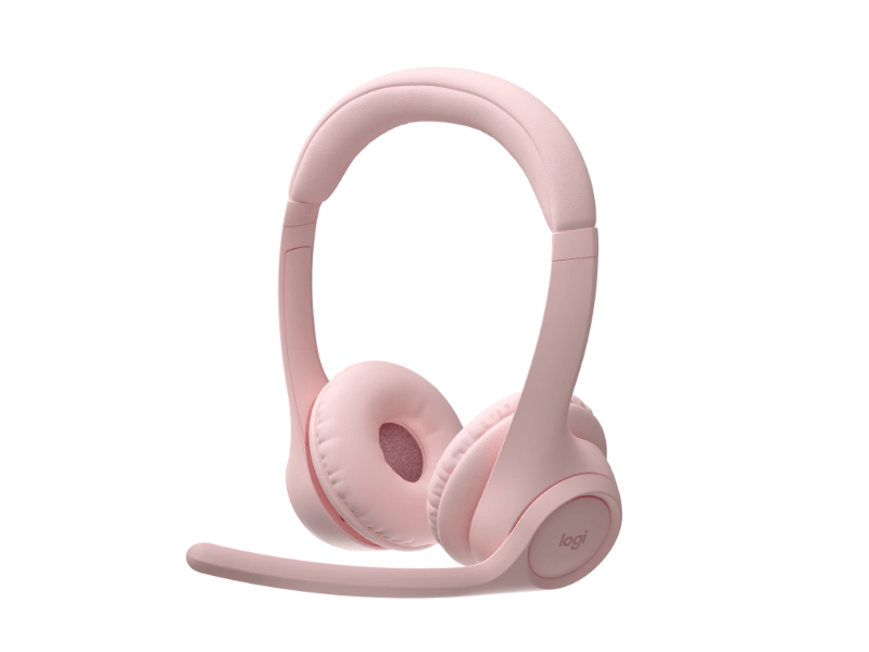 Logitech Zone 300 Bluetooth headset, rózsaszín (981-001412)