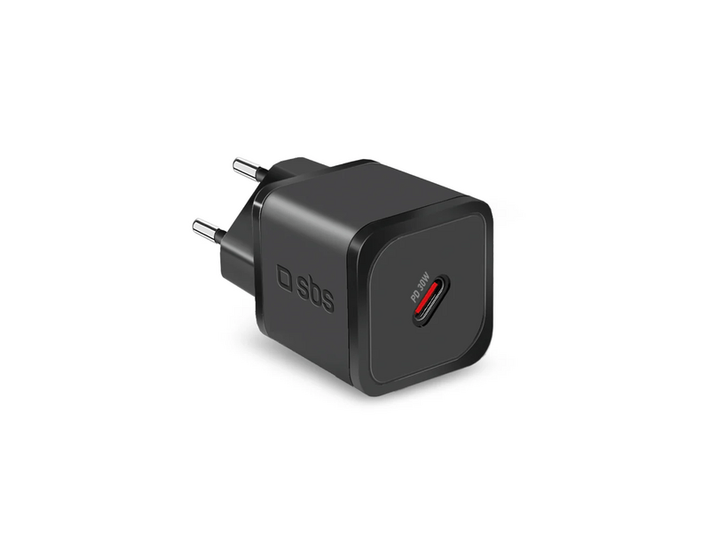 SBS Mini adapter, GaN, 30W, PD, fekete (TETRGAN1C30W)