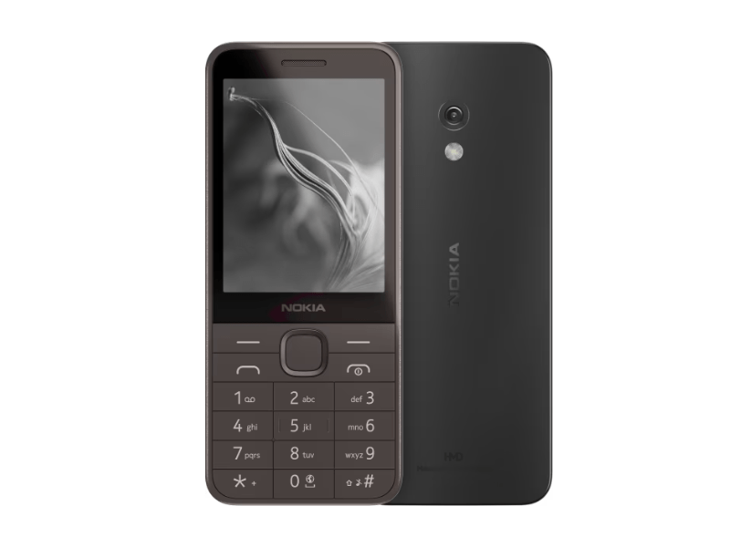 Nokia 235 4G (2024) Mobiltelefon, fekete + Telekom SIM