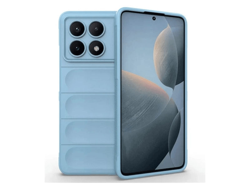 Gigapack Xiaomi Poco X6 Pro Szilikon tok, világoskék (GP-155490)