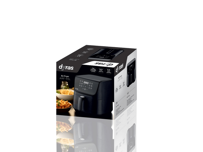Dyras AIRF-55L Forrólevegős sütő