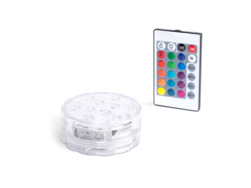 Smart medencevilágítás, 15 RGB LED, 3 x AA