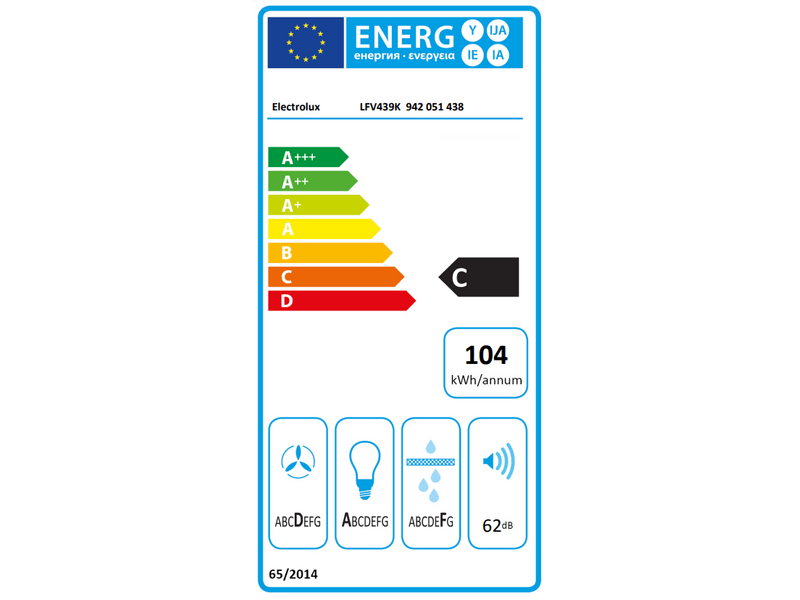 Electrolux LFV439K Kürtős páraelszívó
