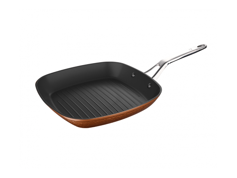 Bergner BG-34525-BK-KF Grillserpenyő, 28 cm