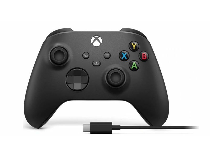 Microsoft Xbox Series X/S/One vezeték nélküli kontroller, fekete + USB-C kábel (EP2-29944)