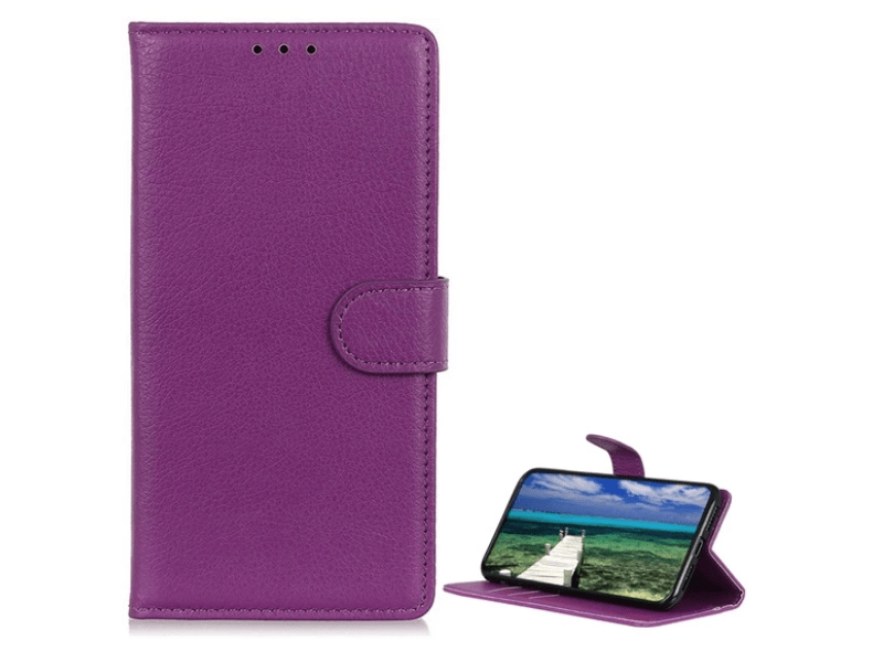 Gigapack Honor 200 Bőr hatású flip tok, lila (GP-159719)