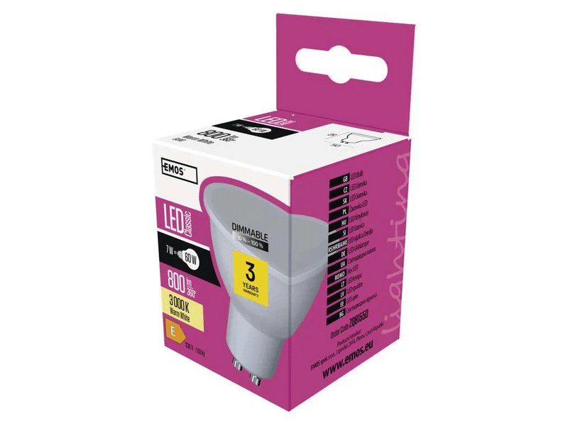 Emos Classic LED égő GU10 800lm