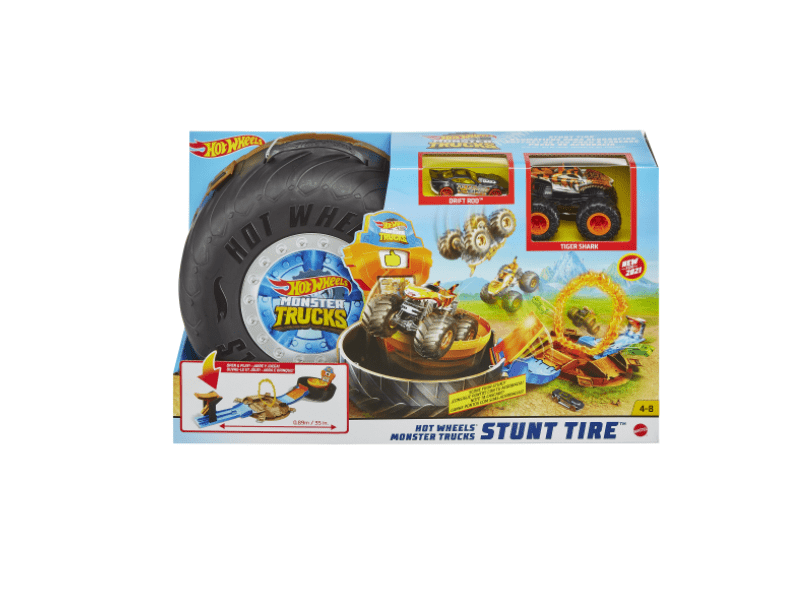 Mattel Hot Wheels Monster Trucks - Stunt Tire Játékszett