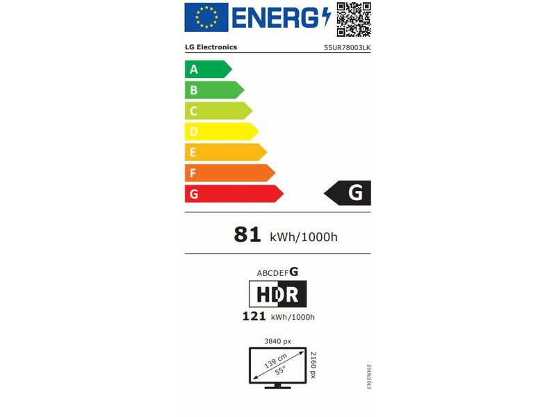 Smart LED TV, 4K UHD, HDR, webOS