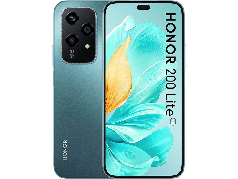 Honor 200 LITE 256/8GB Okostelefon, zöld