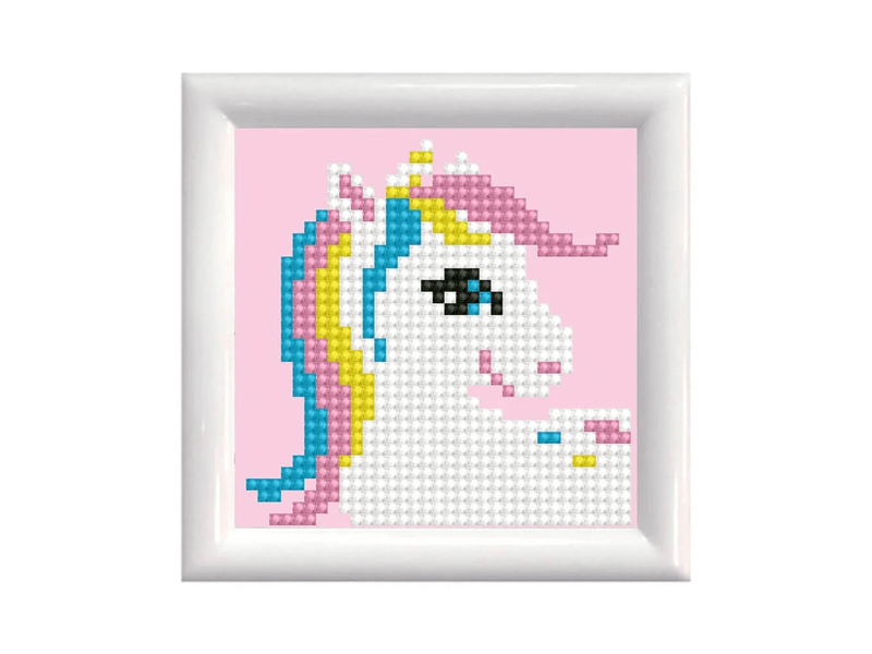 Diamond Dotz kezdő készlet gyémántfestő kép kerettel, póni (DD1.024F)