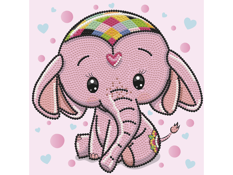 Diamond Dotz gyémántfestő, kiselefánt