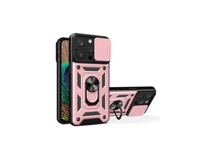 Gigapack Apple iPhone 14 Pro Defender Szilikon tok, rozéarany (GP-135205)