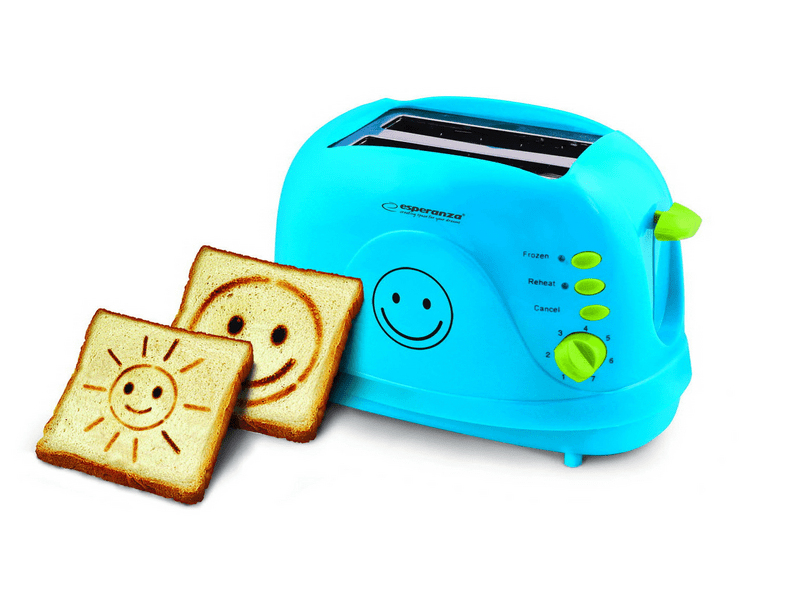 Esperanza EKT003B Smile kenyérpirító, kék