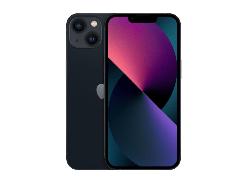 Apple iPhone 13 128GB Okostelefon, Éjfekete (MLPF3HU/A)