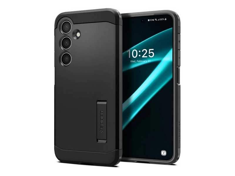 Spigen ACS07332 Samsung S24 Plus szilikon tok, fekete