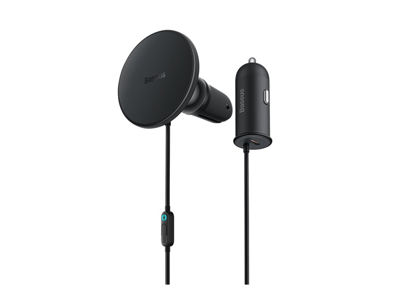 Baseus CW01 Magnetic vezeték nélküli autós telefon töltő és tartó