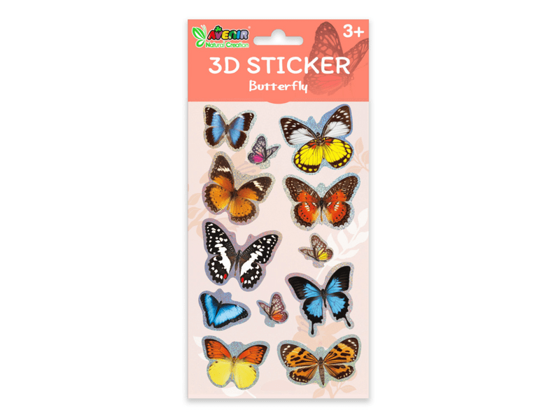 Avenir 3D paket naljepnica, Leptiri (CH232084)