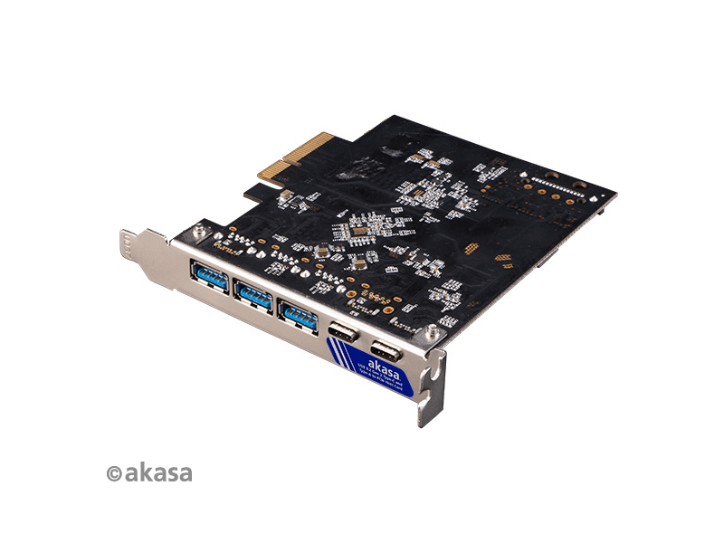 Akasa AK-PCCU3-09 PCI Express Low Profile kártya