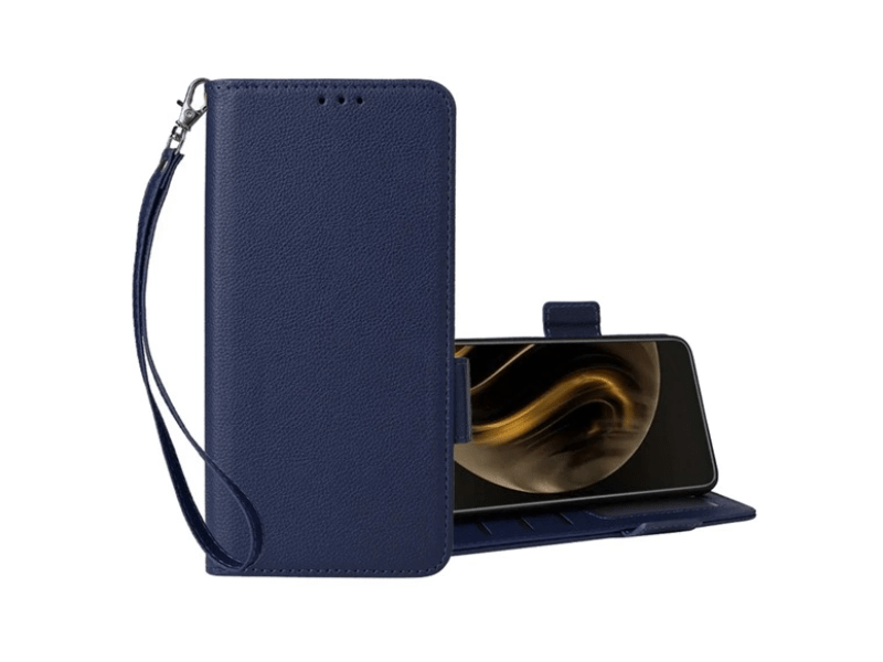 Gigapack GP-160450 Bőrhatású álló flip tok, TCL 501