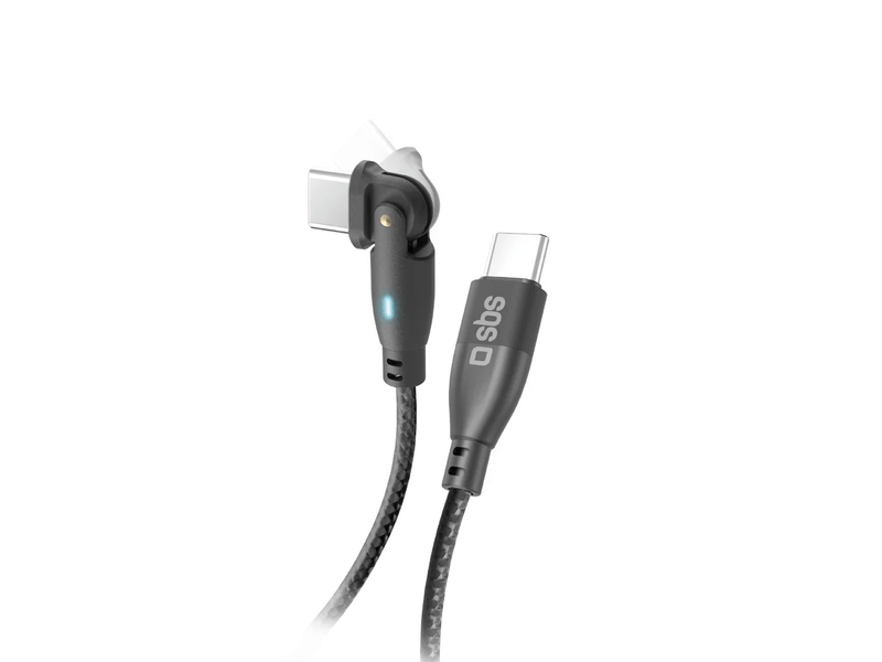 SBS Flexi USB-C 60W forgatható kábel