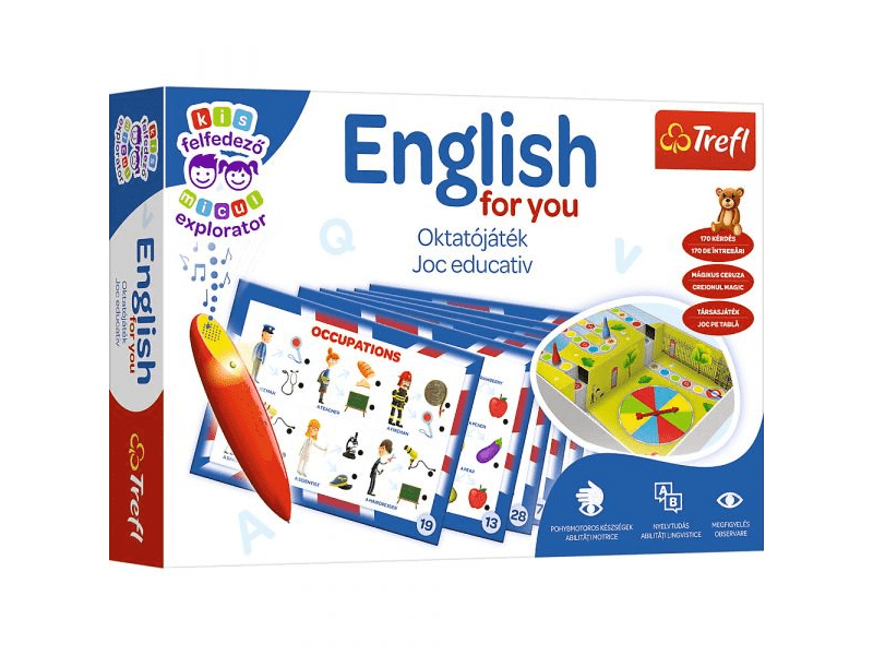 Kis felfedező: Angol oktatójáték, mágikus ceruzával (2102)