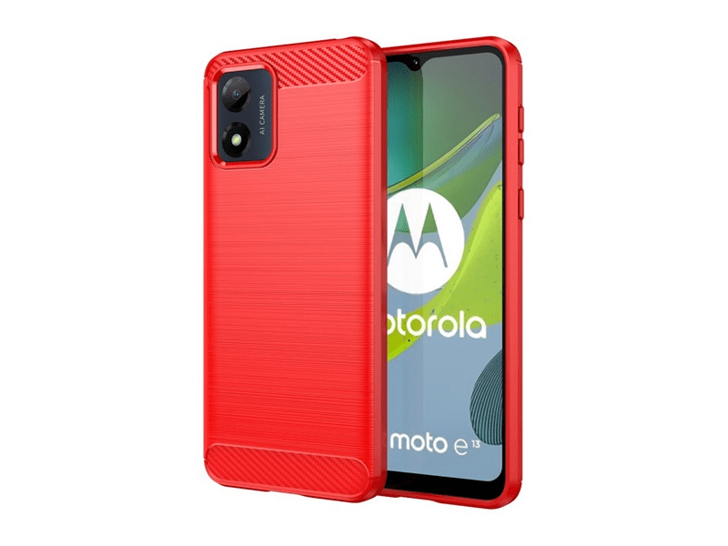 Gigapack Motorola Moto E13 Szilikon tok, piros (GP-136879)