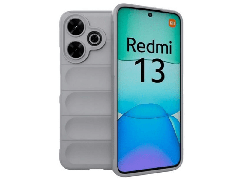 Gigapack Xiaomi Redmi 13 4G Szilikon tok, szürke (GP-159600)